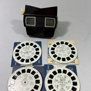 Vintage Sawyer's View-Master Model E 4 Reel Sets - Spider-Man, Survival (3455)